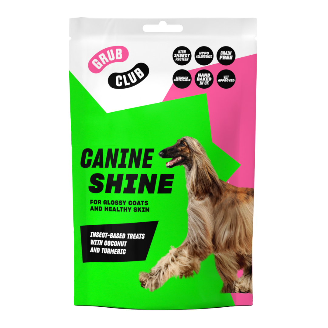 Canine Shine Dog Treats for Healthy Skin Coats Grub Club Pets