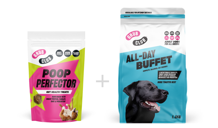 Poop Perfector | Prebiotics for Dogs | Grub Club Pets